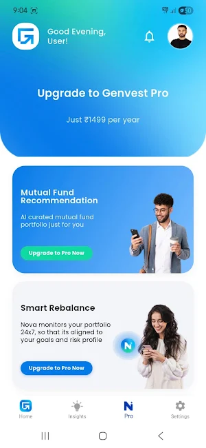 Genvest- AI Wealth Management Screenshot 1