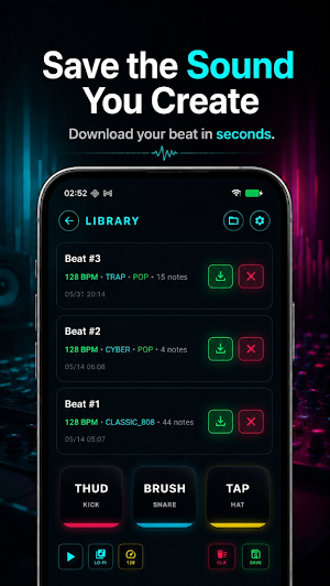 Cyber Rhythm: Hand Beats Screenshot 3
