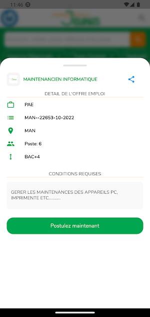 Agence Emploi Jeunes Screenshot 1