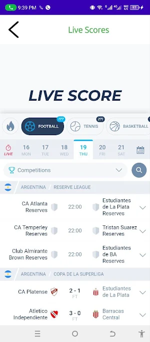 Football Streaming ODDS Tv Screenshot 2