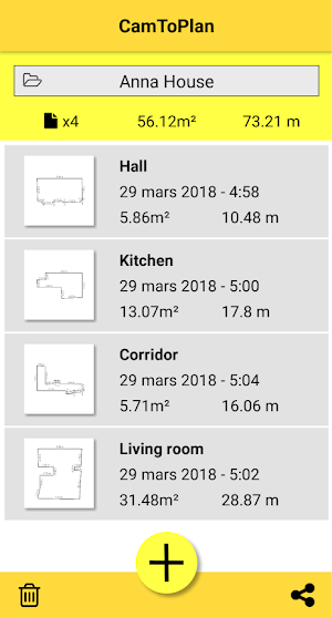 CamToPlan - AR measurement / tape measure Screenshot 3