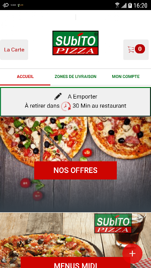 SUBITO PIZZA Screenshot 1