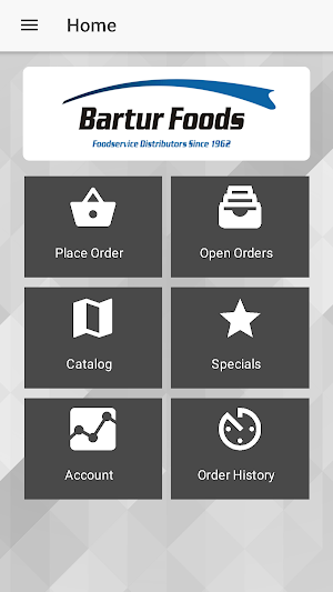 Bartur Foods Order App Screenshot 0