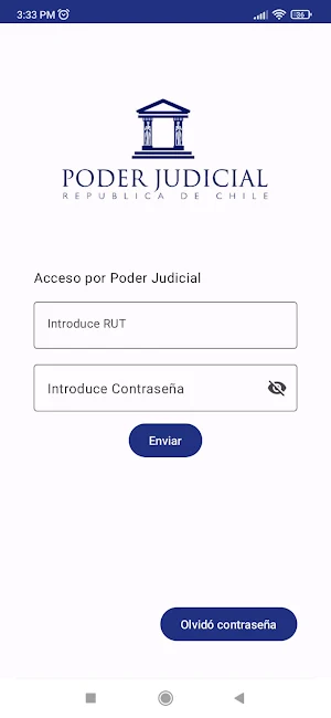 Seguridad Centro de Justicia Screenshot 0