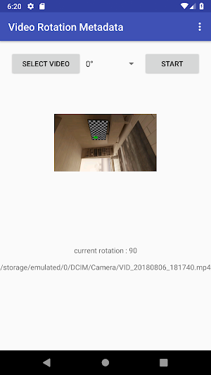 Video Rotation Metadata Screenshot 1