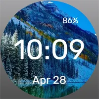 Blue Snow - Watch Face