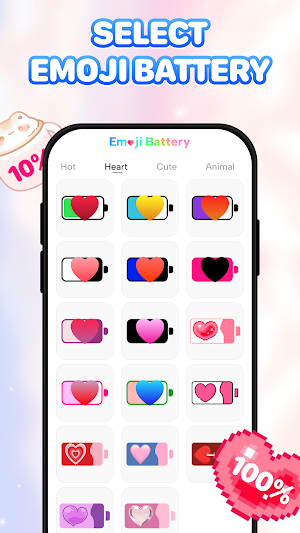 Emoji Battery - Battery Icon Screenshot 1