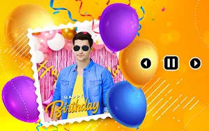 Birthday video maker with song Screenshot 0