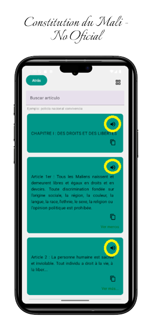 Constitution du Mali Screenshot 0