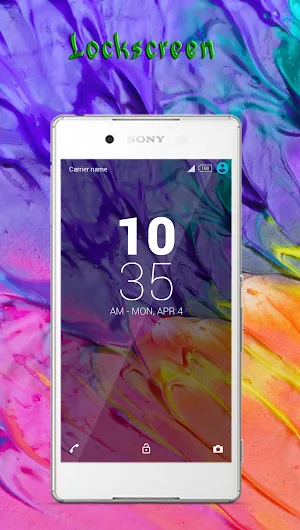 stain | Xperia™ Theme Screenshot 0