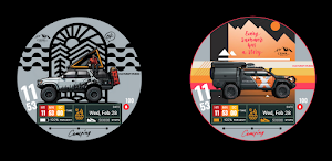 Camping Watch Face Wear Os Screenshot 2