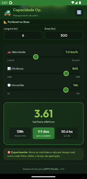Operational Capacity Screenshot 3