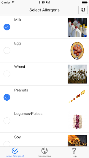 AllergySmartz Screenshot 1
