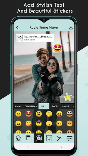 Audio Status Maker App With Photo - Audio Story Screenshot 3