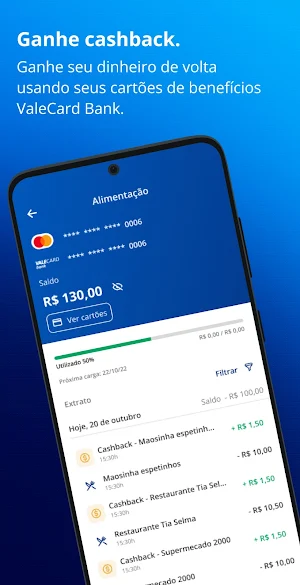 ValeCard Bank Screenshot 0