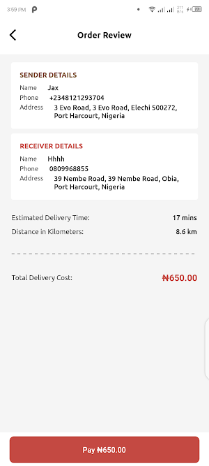 CourierASAP Screenshot 2