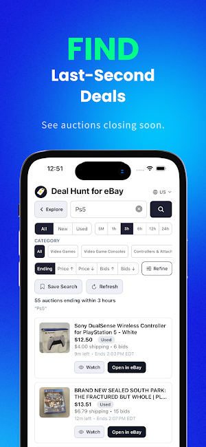 Deal Hunt for eBay Auctions Screenshot 0