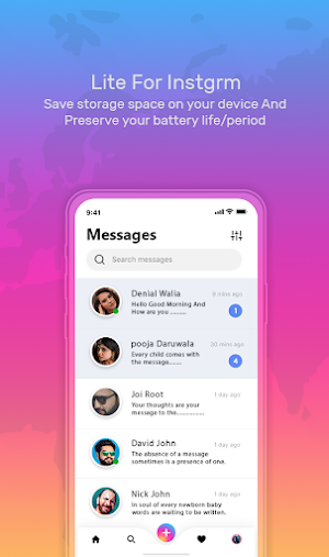 Lite for Instagram - ins lite messanger Screenshot 3