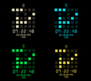 Binary Time Watch Face Screenshot 2