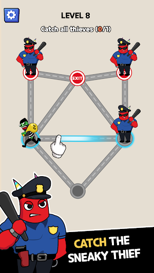 Catch The Thief: Help Police Screenshot 0