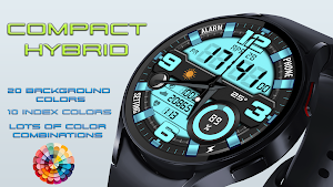 Compact Hybrid Watch Face screenshot 3