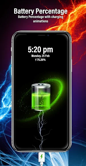 3D Battery Charging Animation Screenshot 3