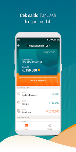 BNI TapCash Go Screenshot 2