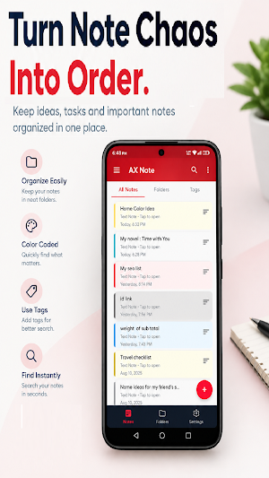 AX Note - Note taking app Screenshot 3