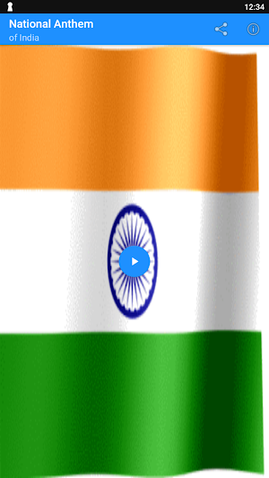 Indian Natonal Anthem Screenshot 0