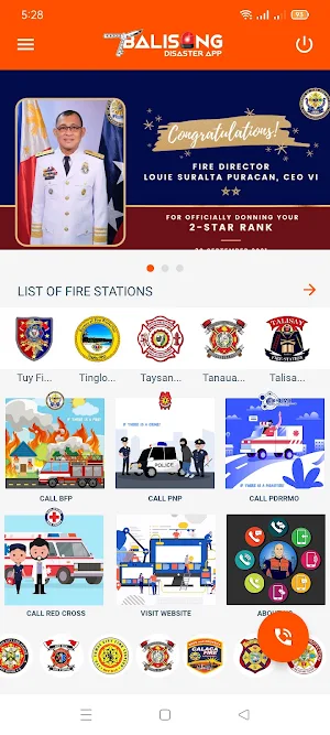 Balisong Disaster App Screenshot 0