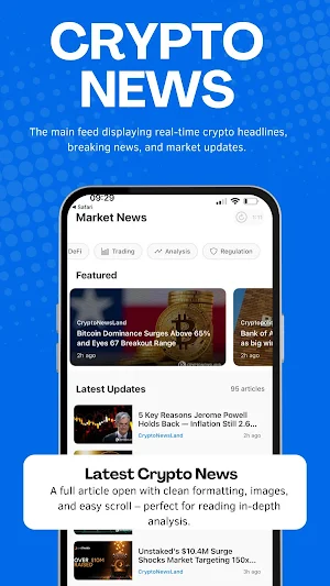Crypto News Aggregator Screenshot 0