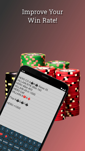 Poker Hand History Keyboard | Win at Poker Screenshot 3
