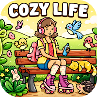 Cozy Life Coloring Book