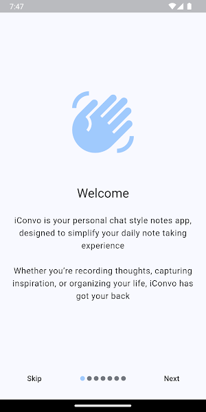 iConvo - Chat Style Notebook Screenshot 0