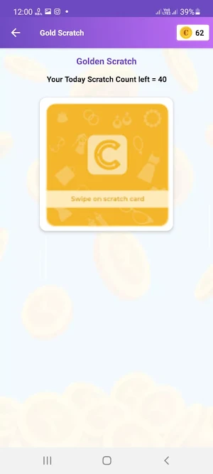 Scratch Won App - Daily Reward Screenshot 2