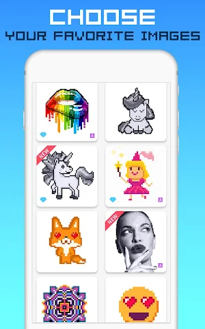 RAINBOW Color by Number - 2D & 3D Pixel Art Screenshot 1