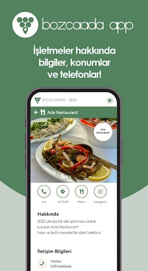 Bozcaada App Screenshot 2