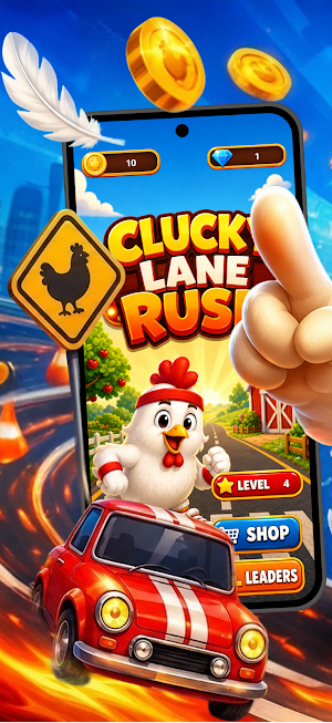 Cluck Lane Rush Screenshot 0