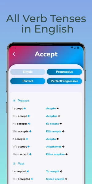English Verbs & Conjugation Screenshot 2