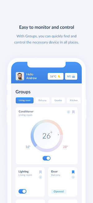 EVO controls Screenshot 1