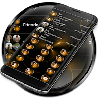 Dialer Theme Spheres Orange