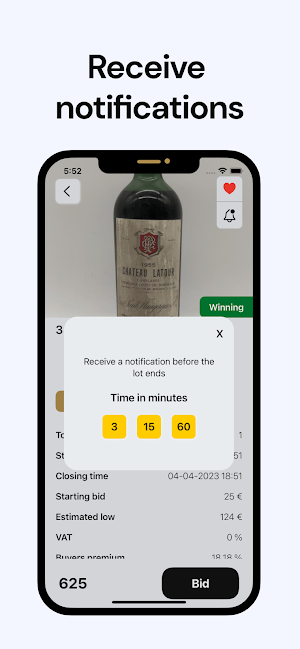 Ampersand Wine Auctions Screenshot 1