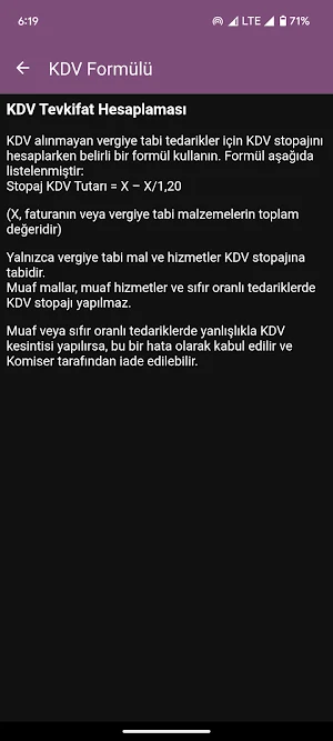 KDV Hesaplama Screenshot 3