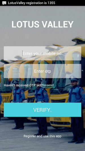Lotus Valley Bus Tracking Screenshot 1