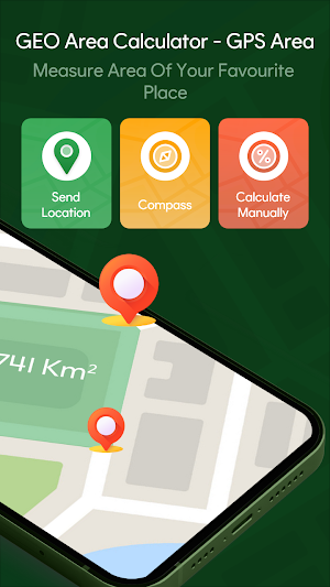 GEO Area Calculator - GPS Area Screenshot 1