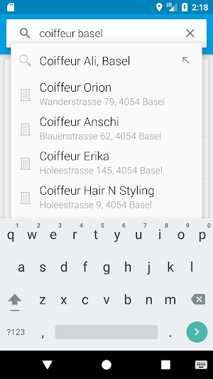 Swiss Phone Book Screenshot 2