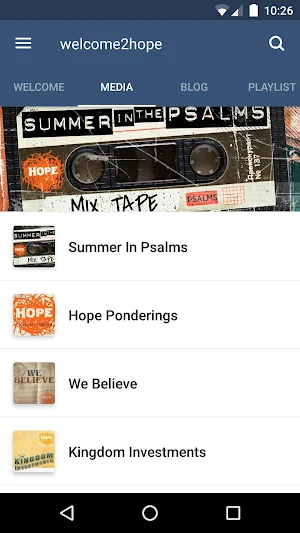 welcome2hope Screenshot 1