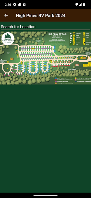 High Pines RV Park Screenshot 1