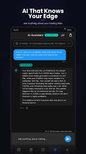 Ai Trading Journal Screenshot 1