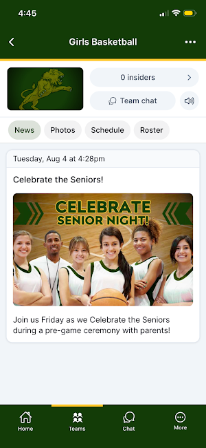 Louisa Lions Athletics Screenshot 3